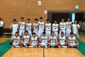 男子バスケットボール部 新人大会西部支部予選 武蔵越生高等学校