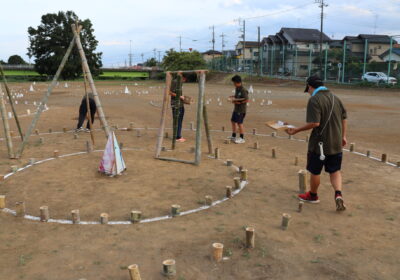 現地での準備の様子